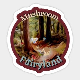 Mythical fairyland Sticker